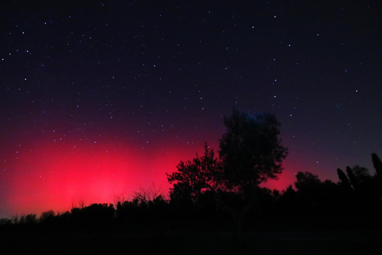 Bale: Aurora borealis vidljiva i na jugu Istre Bale: Aurora borealis vidljiva i na jugu Istre