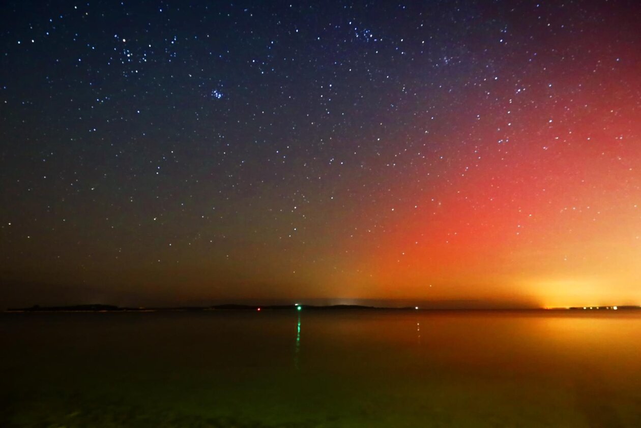 Štinjan: Aurora borealis vidljiva i na jugu Istre Štinjan: Aurora borealis vidljiva i na jugu Istre