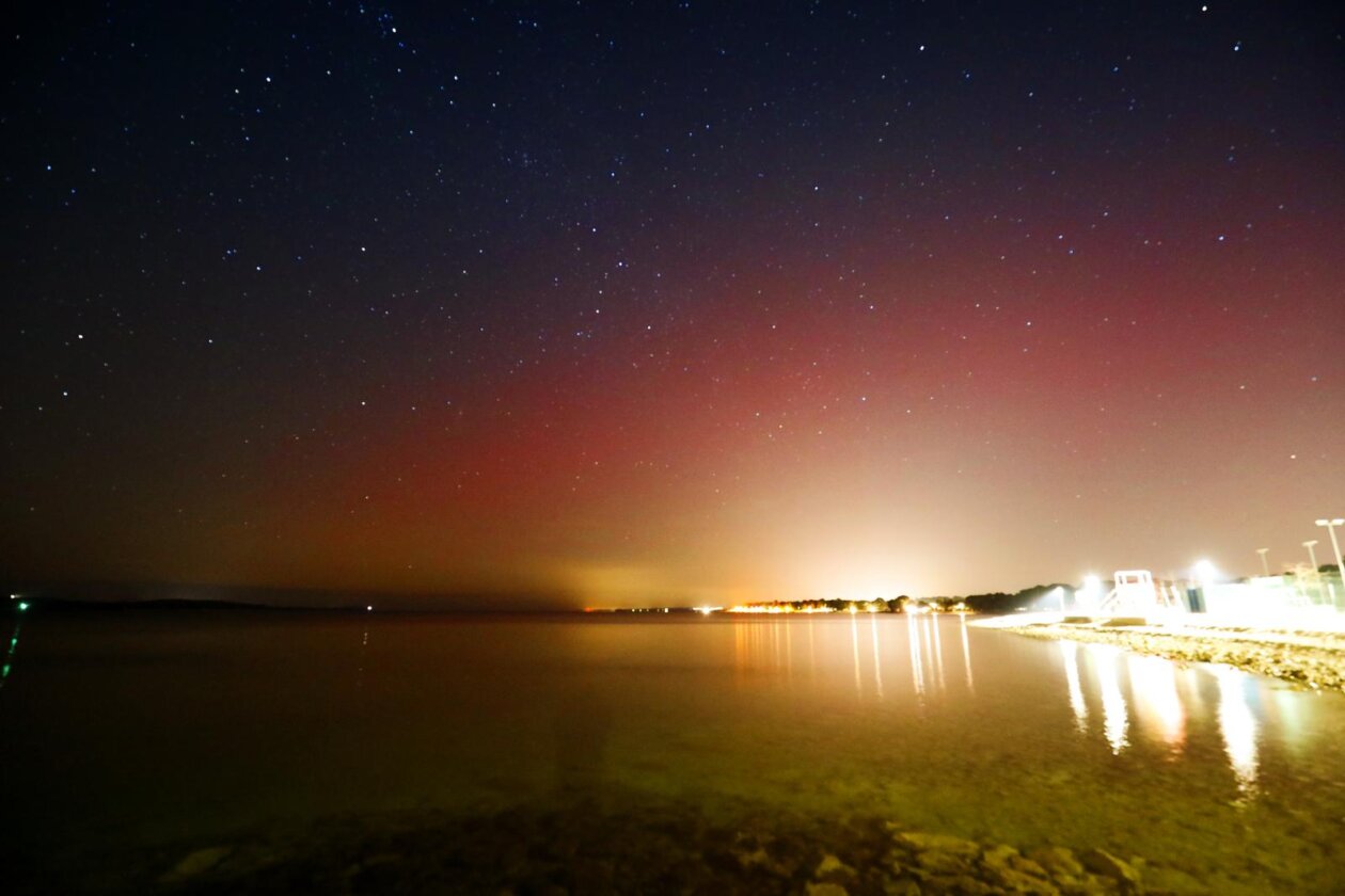 Štinjan: Aurora borealis vidljiva i na jugu Istre Štinjan: Aurora borealis vidljiva i na jugu Istre