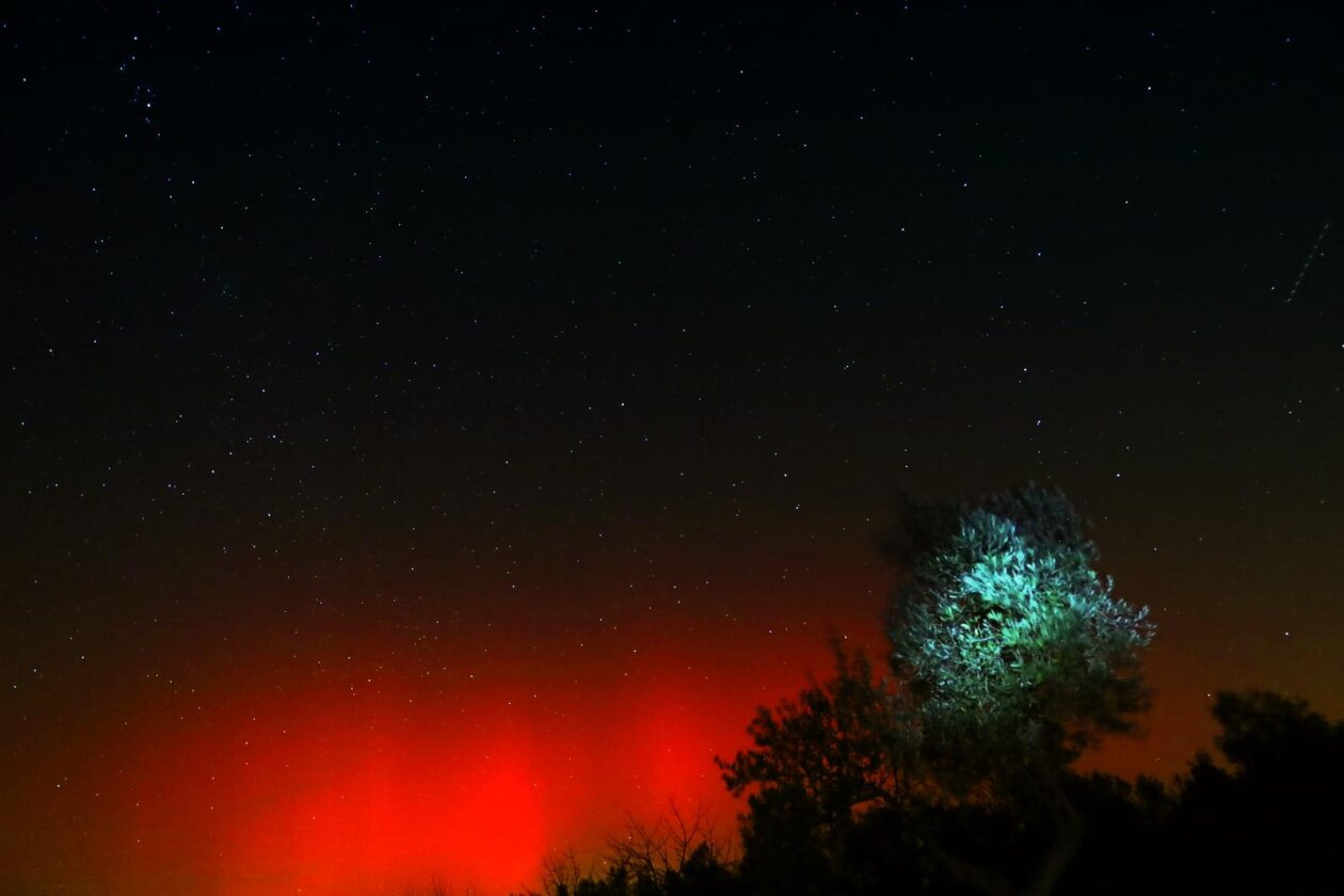 Bale: Aurora borealis vidljiva i na jugu Istre Bale: Aurora borealis vidljiva i na jugu Istre