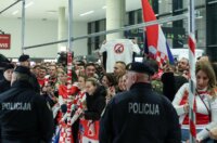 Doček brončanih rukometaša u Zračnoj luci Franjo Tuđman Doček brončanih rukometaša u Zračnoj luci Franjo Tuđman