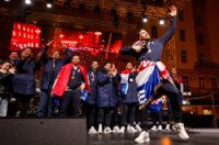 Zagreb: Svečani doček rukometnih reprezentativaca nakon osvojene bronce na Europskom prvenstvu Zagreb: Svečani doček rukometnih reprezentativaca nakon osvojene bronce na Europskom prvenstvu