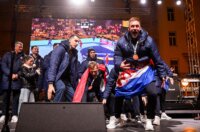 Zagreb: Svečani doček rukometnih reprezentativaca nakon osvojene bronce na Europskom prvenstvu Zagreb: Svečani doček rukometnih reprezentativaca nakon osvojene bronce na Europskom prvenstvu