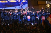 Zagreb: Svečani doček rukometnih reprezentativaca nakon osvojene bronce na Europskom prvenstvu Zagreb: Svečani doček rukometnih reprezentativaca nakon osvojene bronce na Europskom prvenstvu