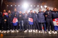 Zagreb: Svečani doček rukometnih reprezentativaca nakon osvojene bronce na Europskom prvenstvu Zagreb: Svečani doček rukometnih reprezentativaca nakon osvojene bronce na Europskom prvenstvu