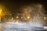 Kaštela: Ciklonalna plima poplavila rivu i okolne ulice Kaštela: Ciklonalna plima poplavila rivu i okolne ulice