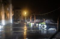 Kaštela: Ciklonalna plima poplavila rivu i okolne ulice Kaštela: Ciklonalna plima poplavila rivu i okolne ulice