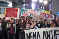 Rijeka: Noćni marš za Osmi mart Rijeka: Noćni marš za Osmi mart
