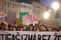 Rijeka: Noćni marš za Osmi mart Rijeka: Noćni marš za Osmi mart