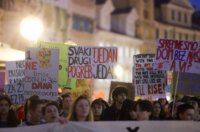 Rijeka: Noćni marš za Osmi mart Rijeka: Noćni marš za Osmi mart