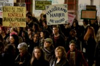 Rijeka: Noćni marš za Osmi mart Rijeka: Noćni marš za Osmi mart