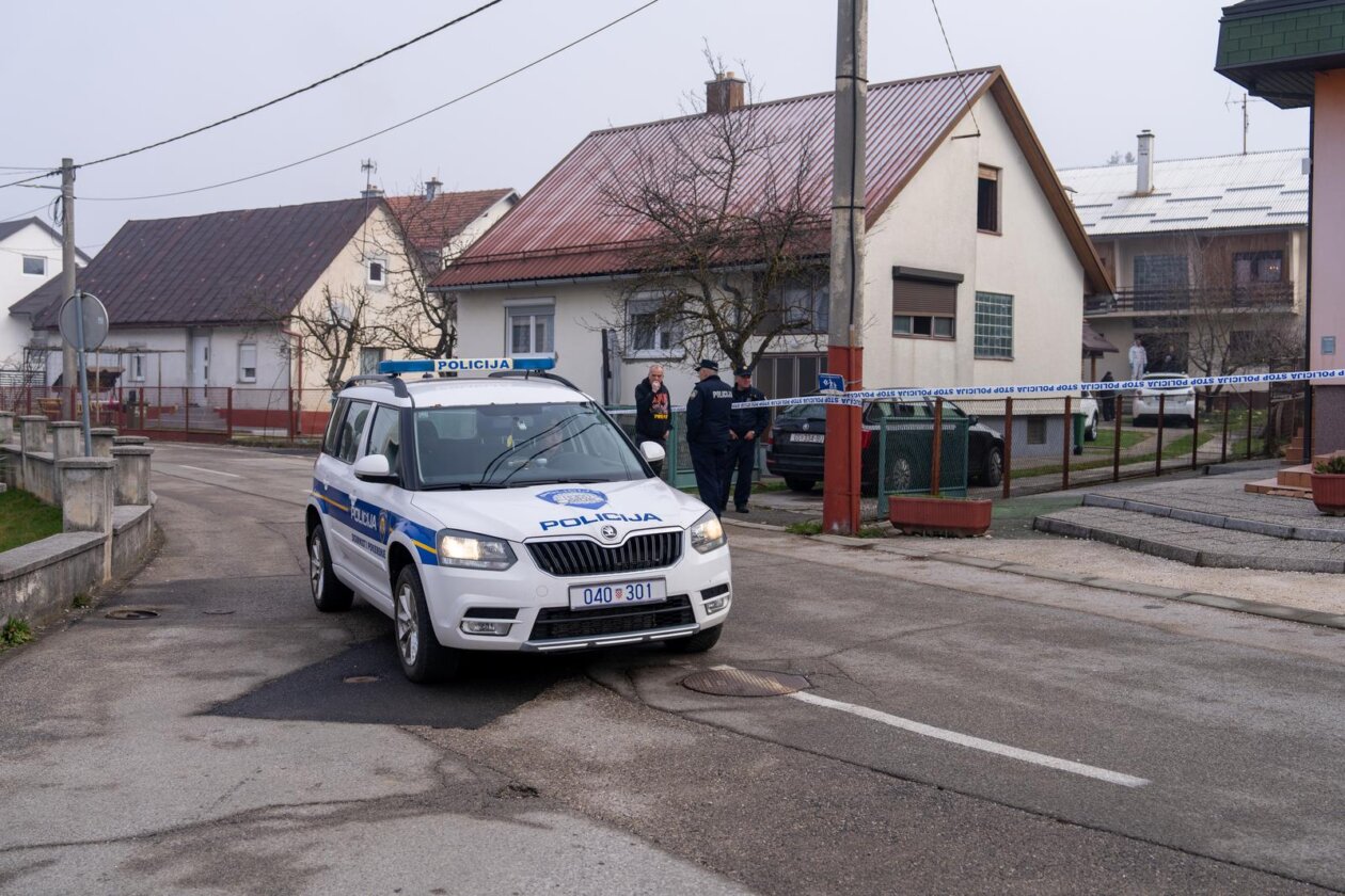 Dvostruko ubojstvo u Gospiću, očevid u tijeku