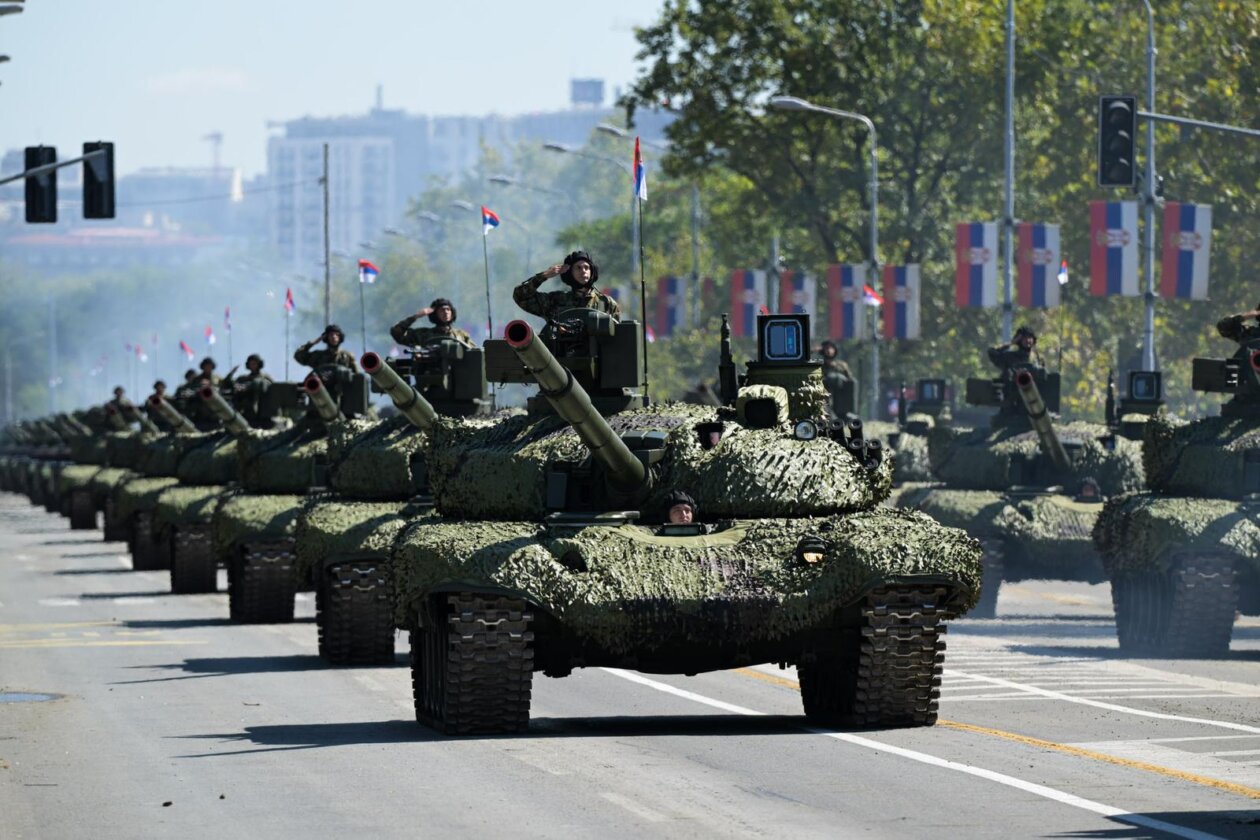 Generalna proba vojne parade “Snaga jedinstva” u Novom Beogradu