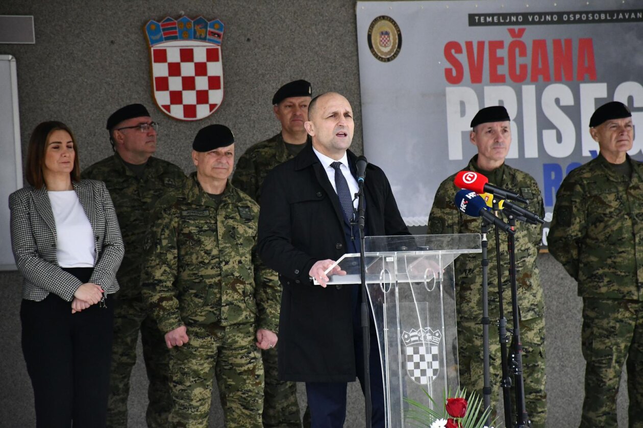 Požega: Svečana prisega ročnika na temeljnom vojnom osposobljavanju