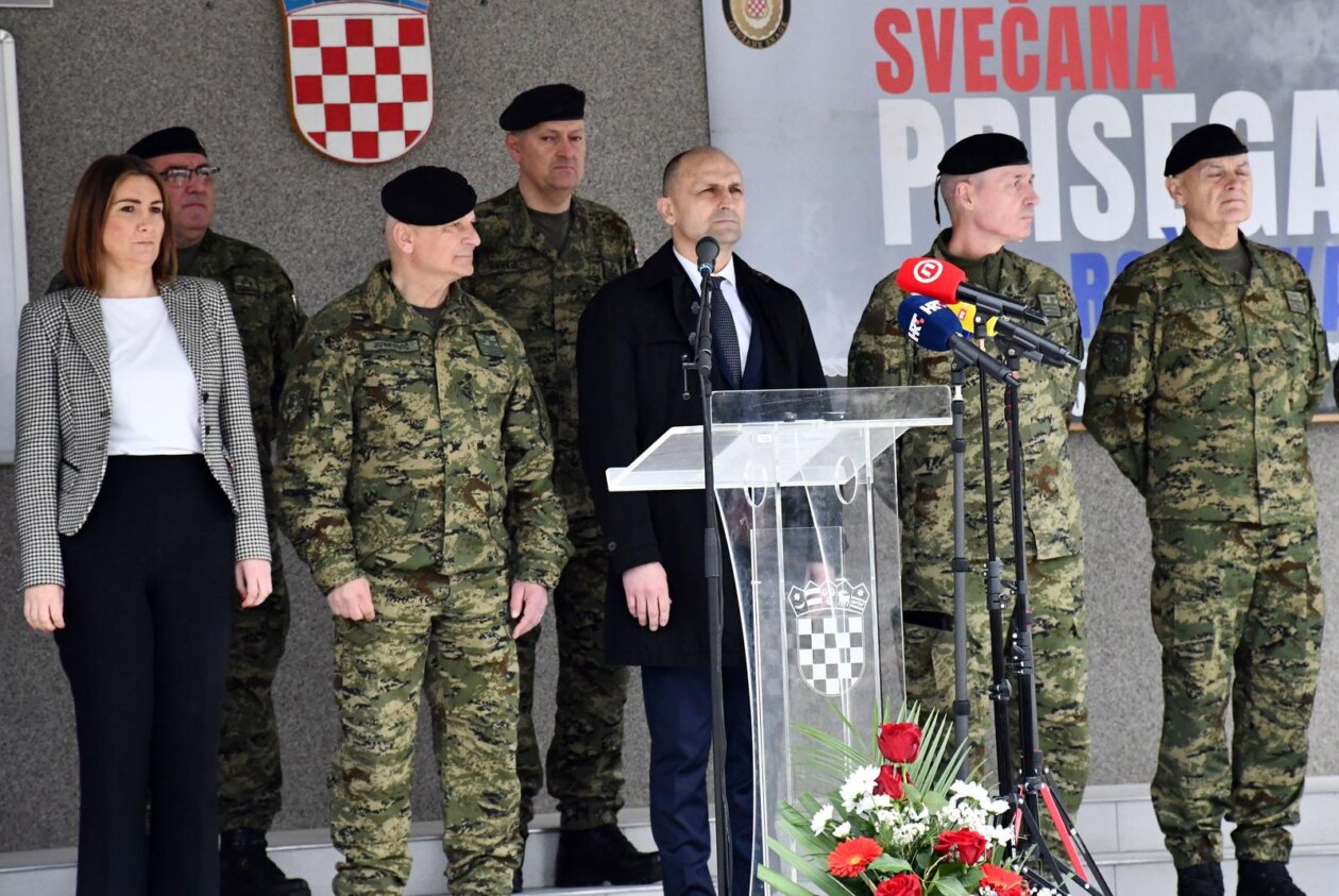 Požega: Svečana prisega ročnika na temeljnom vojnom osposobljavanju