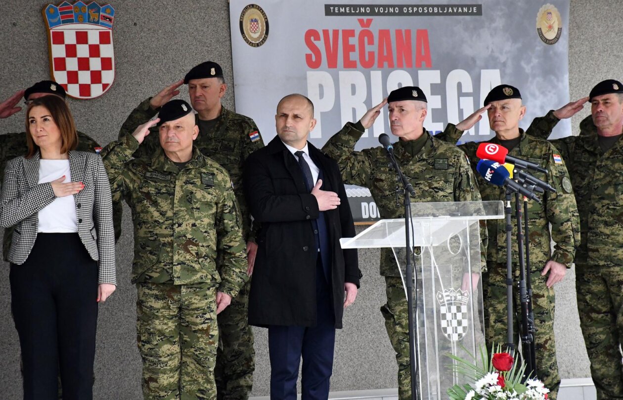 Požega: Svečana prisega ročnika na temeljnom vojnom osposobljavanju