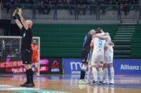 Susret Futsal Dinama i Rijeke u prvoj utakmici finala Hrvatskog malonogometnog kupa
