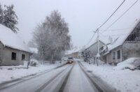 Zbog snijega otežan promet u Gorskom kotaru