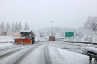 Zbog snijega otežan promet u Gorskom kotaru
