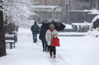 Zbog snijega otežan promet u Gorskom kotaru