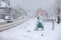 Zbog snijega otežan promet u Gorskom kotaru
