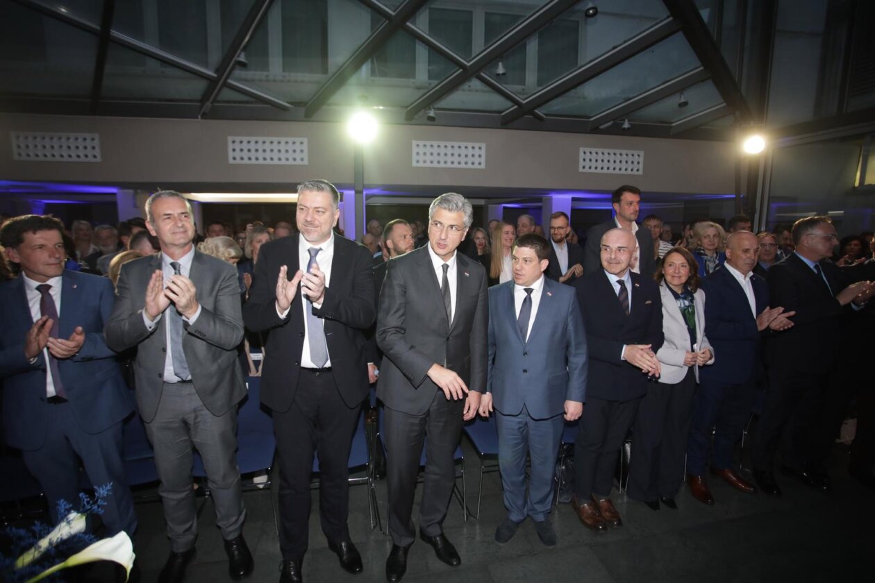 Rijeka: Premijer Plenković na proslavi 36. godišnjice osnutka HDZ-a