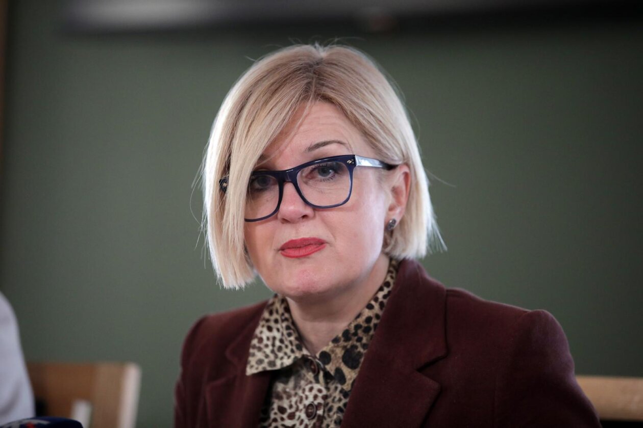 Rijeka: Gradonačelnica Iva Rinčić na konferenciji za novinare