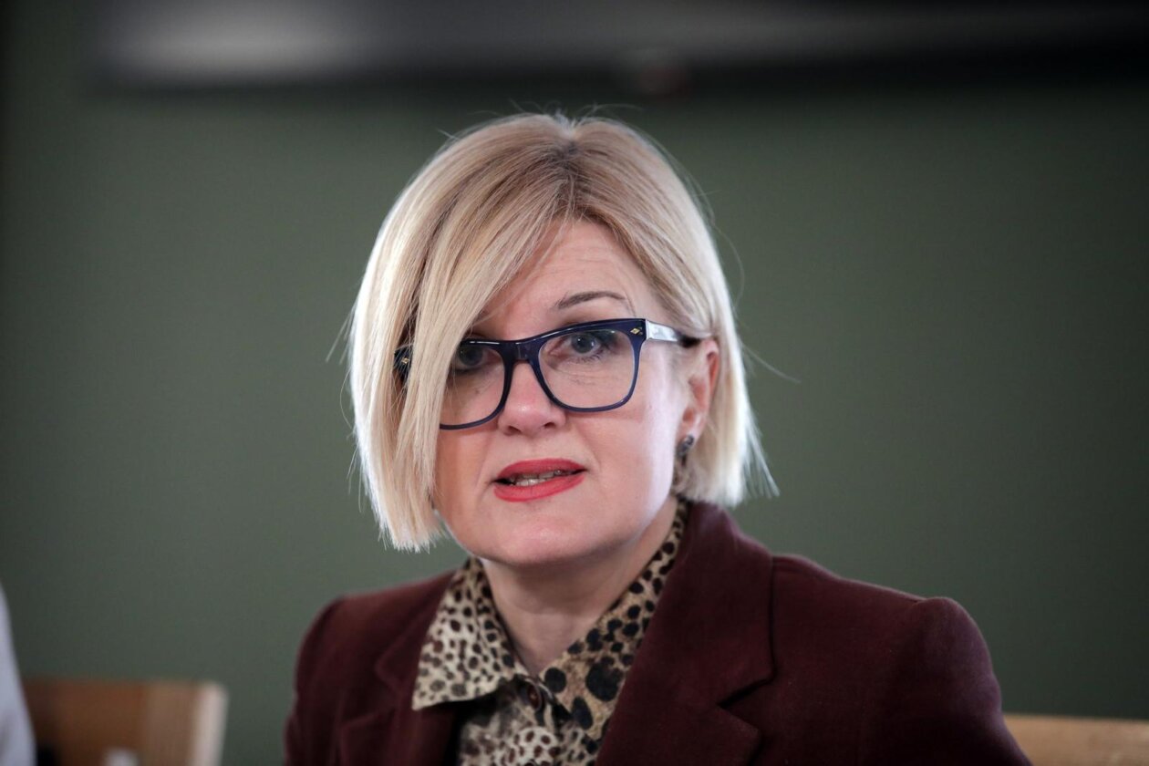 Rijeka: Gradonačelnica Iva Rinčić na konferenciji za novinare