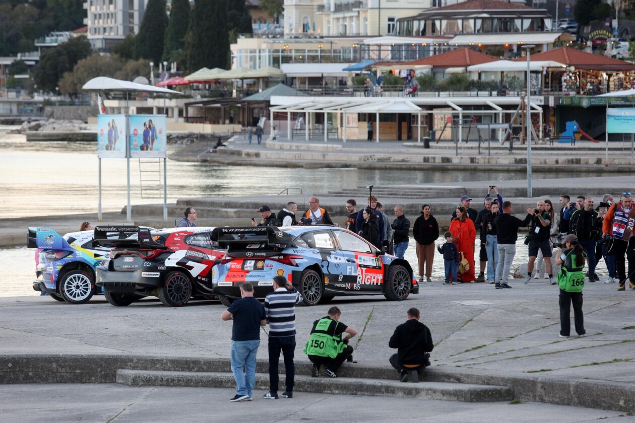 Opatija: WRC Croatia 2026, photoshoot na Opatijskoj Slatini