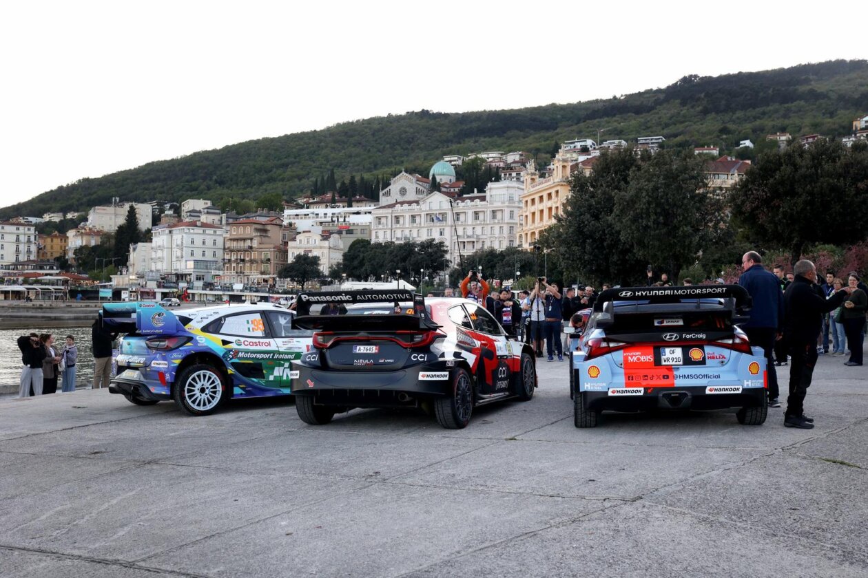 Opatija: WRC Croatia 2026, photoshoot na Opatijskoj Slatini