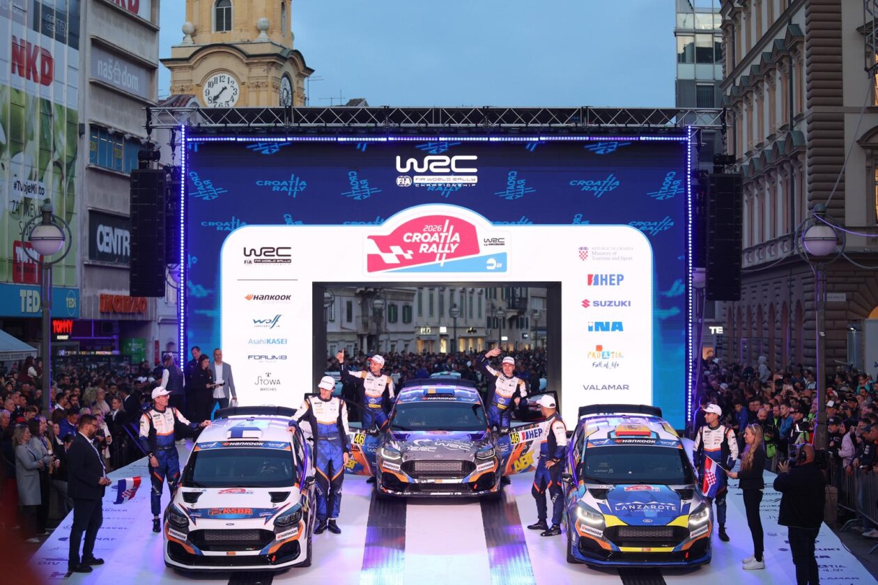 Rijeka: Ceremonijalni start WRC Croatia Rallyja 2026. Rijeka: Ceremonijalni start WRC Croatia Rallyja 2026.
