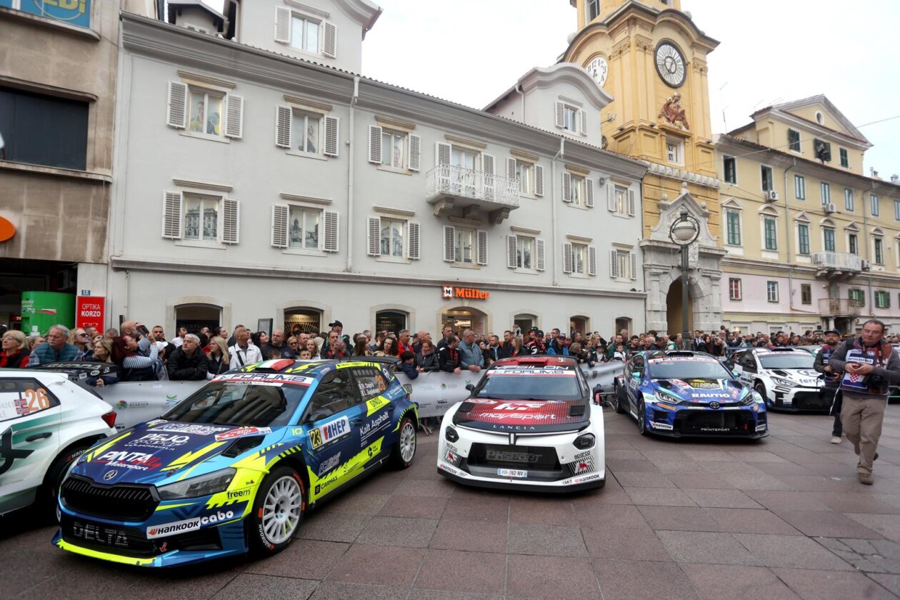 Rijeka: Ceremonijalni start WRC Croatia Rallyja 2026. Rijeka: Ceremonijalni start WRC Croatia Rallyja 2026.