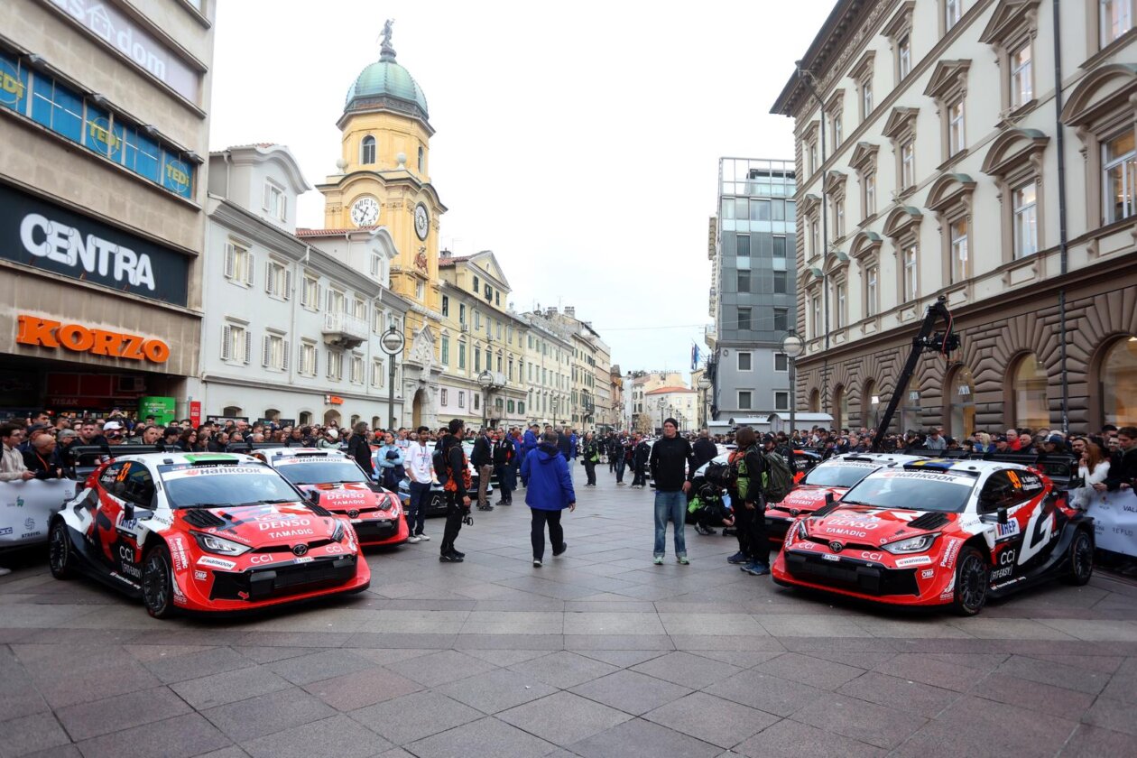 Rijeka: Ceremonijalni start WRC Croatia Rallyja 2026. Rijeka: Ceremonijalni start WRC Croatia Rallyja 2026.