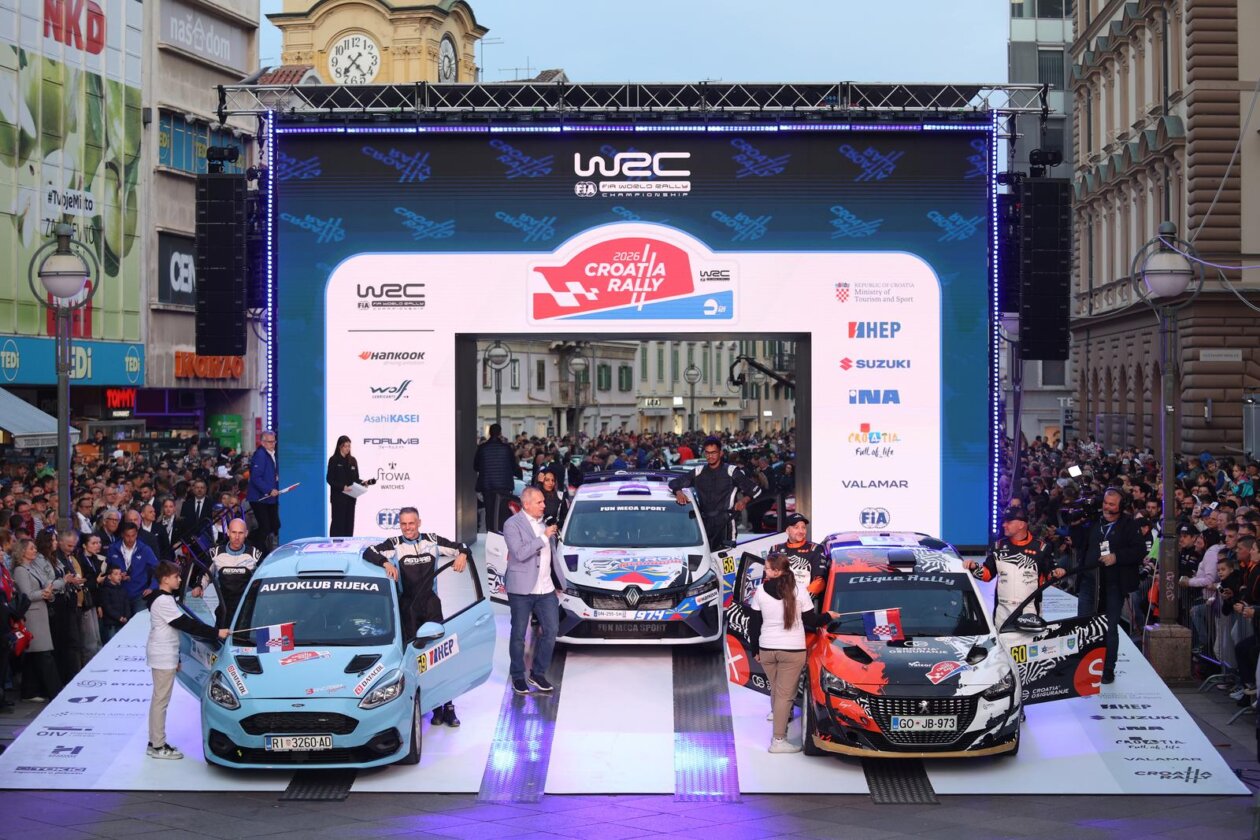 Rijeka: Ceremonijalni start WRC Croatia Rallyja 2026. Rijeka: Ceremonijalni start WRC Croatia Rallyja 2026.