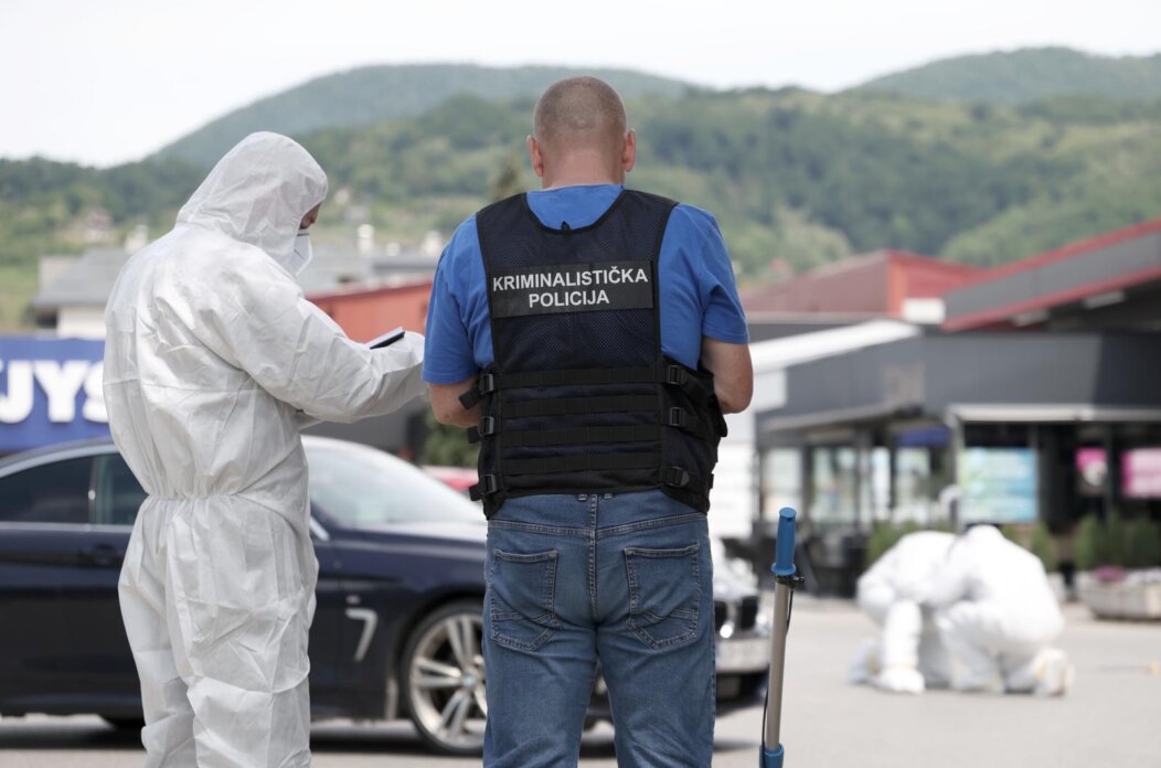 Krapina: Policijski očevid na mjest ubojstva šefa krim policije Roberta Grileca
