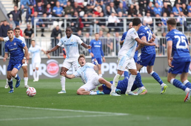 Dinamo i Rijeka u finalu Hrvatskog nogometnog kupa