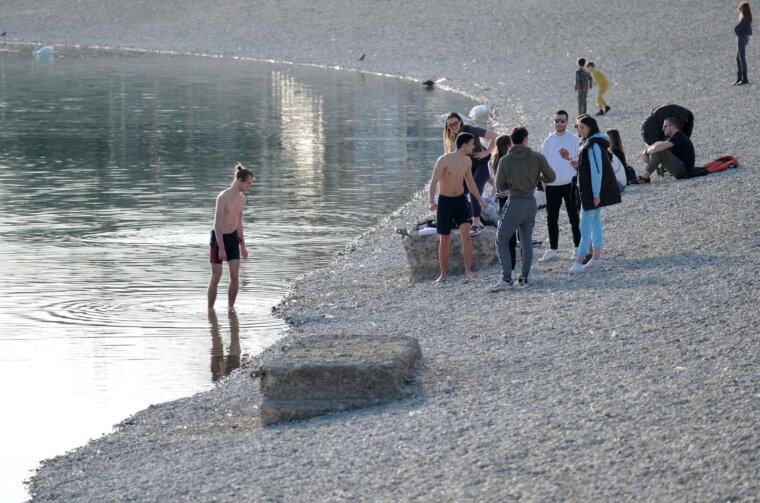 Zagreb: Sunčano poslijepodne na Jarunu