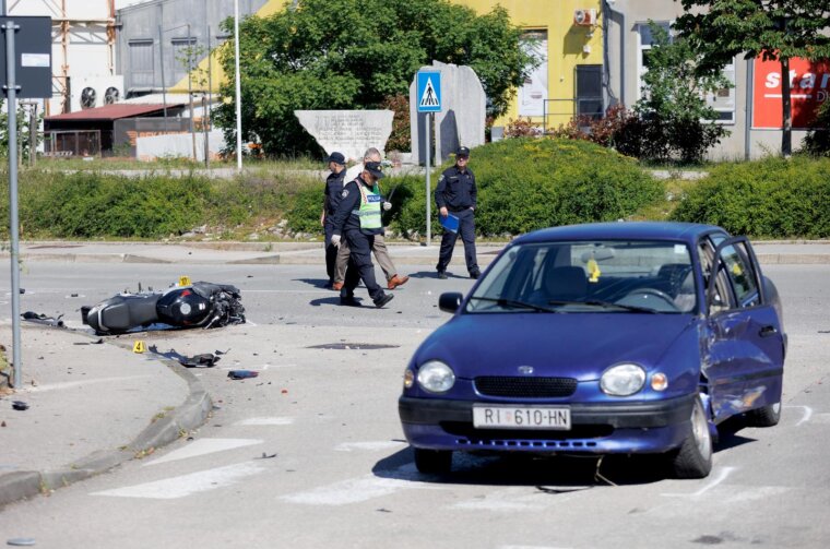 Rijeka: U sudaru automobila i motocikla poginula jedna osoba