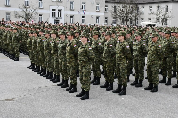 Požega: Svečana prisega ročnika na temeljnom vojnom osposobljavanju