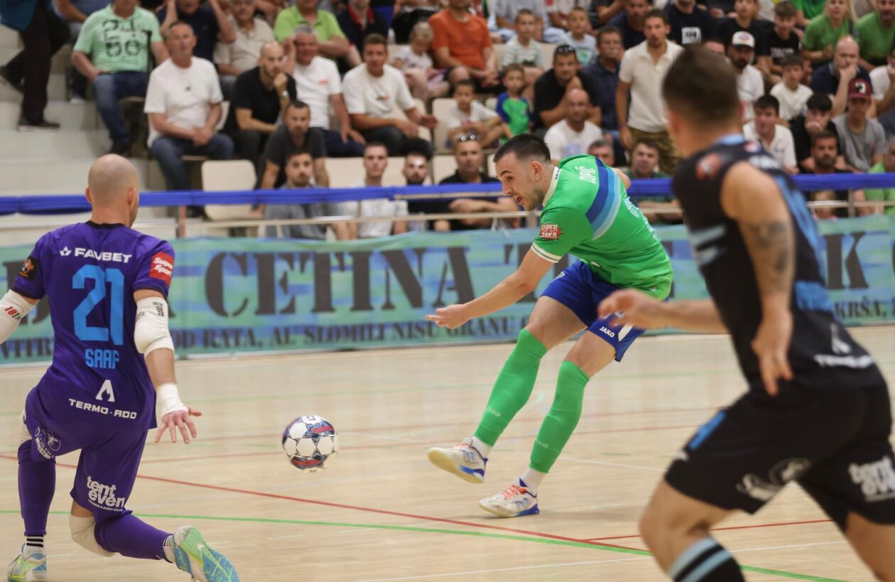 Omiš: Četvrta utakmica finala SuperSport Hrvatske malonogometne lige, MNK Olmissum – HMNK Rijeka