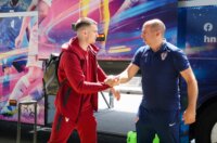 Odlazak Hrvatske nogometne reprezentacije u Ameriku na Svjetsko prvenstvo Odlazak Hrvatske nogometne reprezentacije u Ameriku na Svjetsko prvenstvo