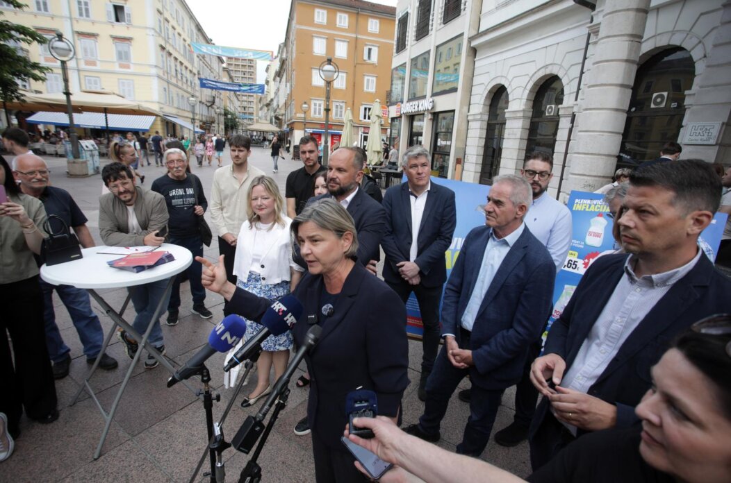 Rijeka: Konferencija SDP i Možemo! povodom kampanje “Plenkovićeva inflacija”