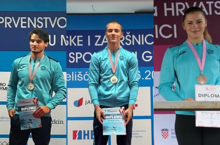 Prvenstvo Hrvatske – Pleše prvak Hrvatske, Jovičić viceprvak, Pughel brončana (GK Rijeka) Prvenstvo Hrvatske – Pleše prvak Hrvatske, Jovičić viceprvak, Pughel brončana (GK Rijeka)