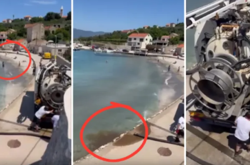 fekalije plaža korčula fekalije plaža korčula