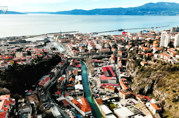 rijeka panorama dron hnk rijeka