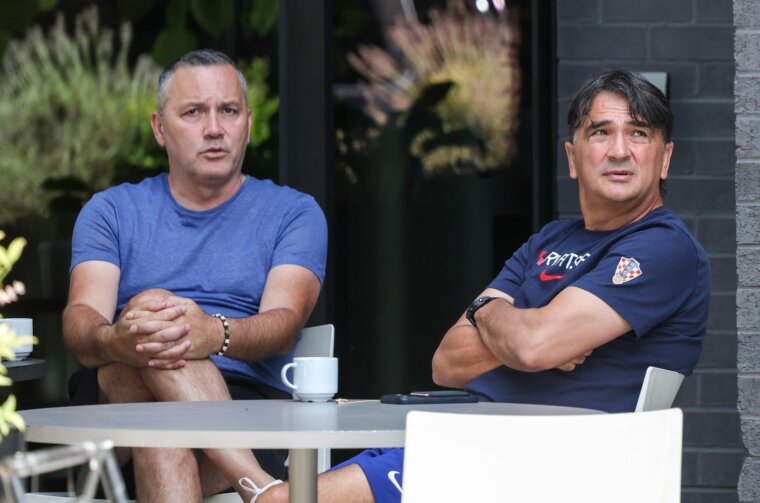 SP 2026 Alexandria: Zlatko Dalić i Marijan Kustić na terasi Hotela Satire SP 2026 Alexandria: Zlatko Dalić i Marijan Kustić na terasi Hotela Satire