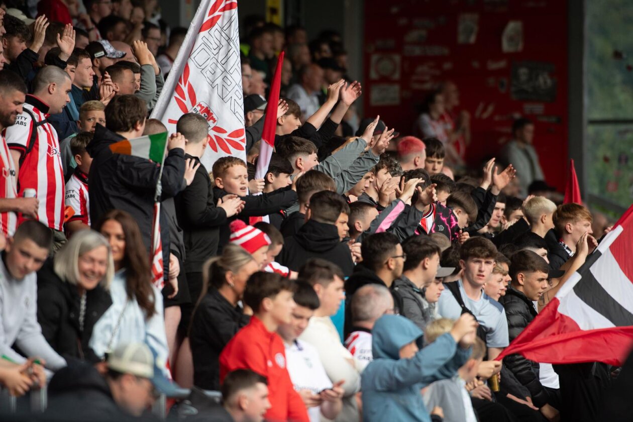 Derry, Sjeverna Irska – Utakmica 2. kola kvalifikacija UEFA Konferencijske lige HNK Rijeke protiv Derry Cityja Derry, Sjeverna Irska – Utakmica 2. kola kvalifikacija UEFA Konferencijske lige HNK Rijeke protiv Derry Cityja