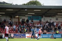 Derry, Sjeverna Irska – Utakmica 2. kola kvalifikacija UEFA Konferencijske lige HNK Rijeke protiv Derry Cityja Derry, Sjeverna Irska – Utakmica 2. kola kvalifikacija UEFA Konferencijske lige HNK Rijeke protiv Derry Cityja