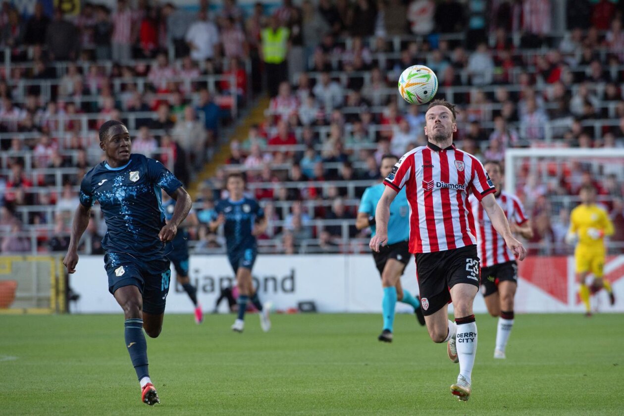 Derry, Sjeverna Irska – Utakmica 2. kola kvalifikacija UEFA Konferencijske lige HNK Rijeke protiv Derry Cityja Derry, Sjeverna Irska – Utakmica 2. kola kvalifikacija UEFA Konferencijske lige HNK Rijeke protiv Derry Cityja