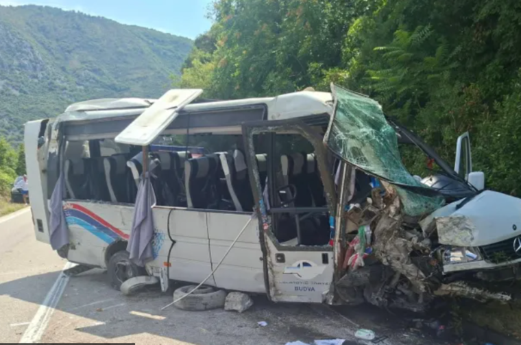 nesreća crna gora minibus nesreća crna gora minibus